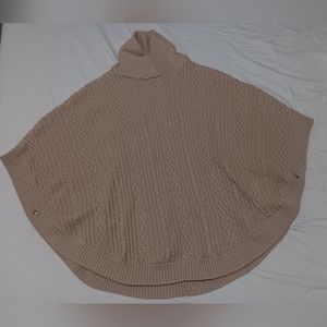 Talbots Cable Poncho